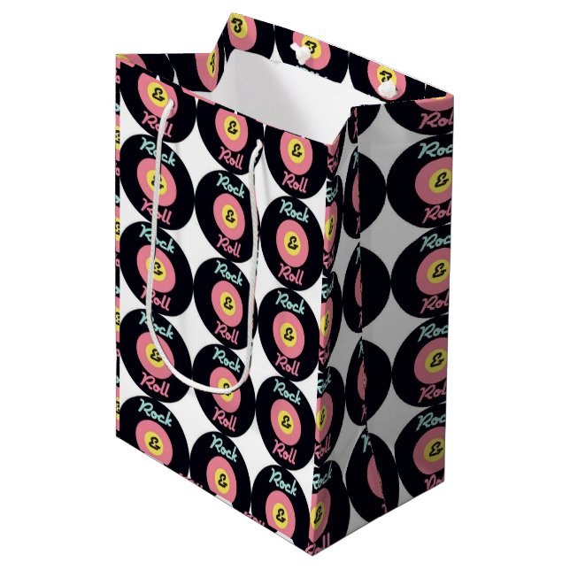 Rock-Geschenktüte Mittlere Geschenktüte (Vorderseite Schrägansicht)