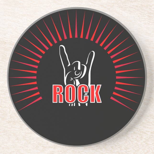 Rock Getränkeuntersetzer (Vorne)