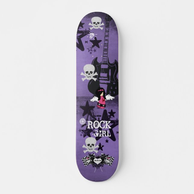 Rock Girl Skateboard (Devant)