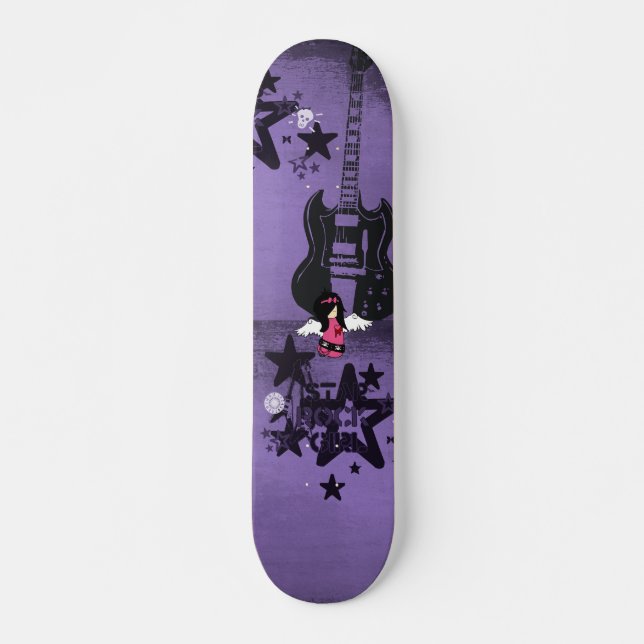 Rock Girl Skateboard (Devant)