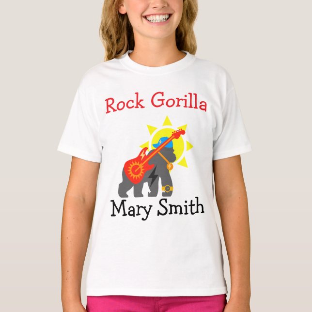 Rock Gorilla T-Shirt (Vorderseite)