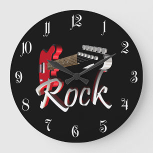 Rock Große Wanduhr