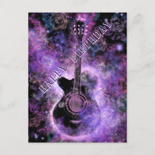 Rock Guitar Musical Bonne carte d'anniversaire