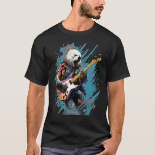 Rock Guitar Polar Bear Gitarrist T-Shirt
