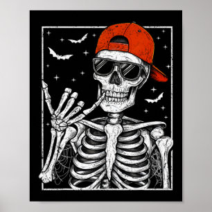 Rock Hand Halloween Kostüm Cool Rock Music Rocker Poster