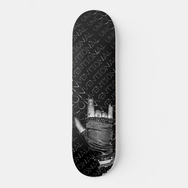 Rock Hand Skateboard (Vorderseite)