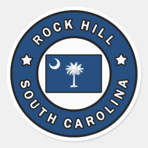 Rock Hill South Carolina Runder Aufkleber