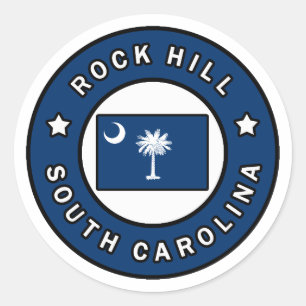 Rock Hill South Carolina Runder Aufkleber