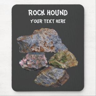 Rock Hound Mineral Sammler Funny Mousepad