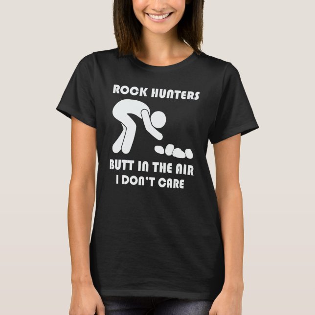 Rock Hunter Butt In The Air I Don't Care   T-Shirt (Vorderseite)