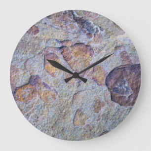 Rock Iron Ore Stone Große Wanduhr