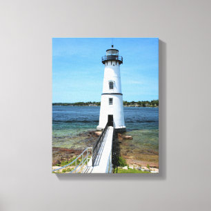 Rock Island Lighthouse, New York toile enveloppée