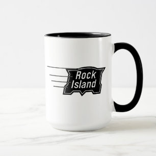 Rock Island Railroad Speed Logo Kaffee Tasse