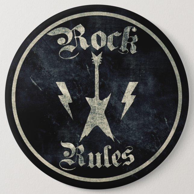 Rock ist das Maß !! Button (Vorderseite)