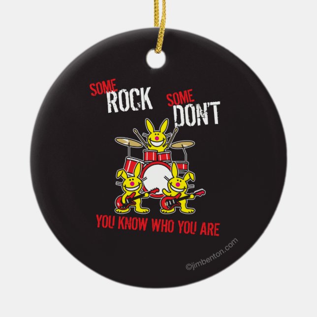 Rock Keramik Ornament (Vorne)