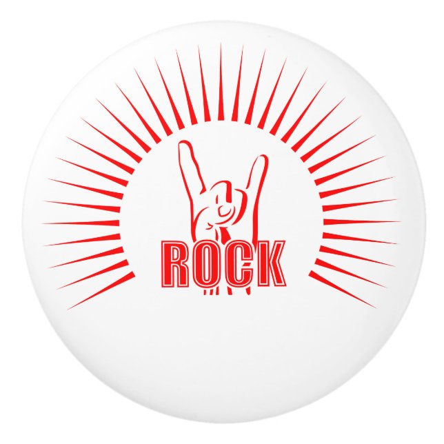 Rock Keramikknauf (Vorderseite)