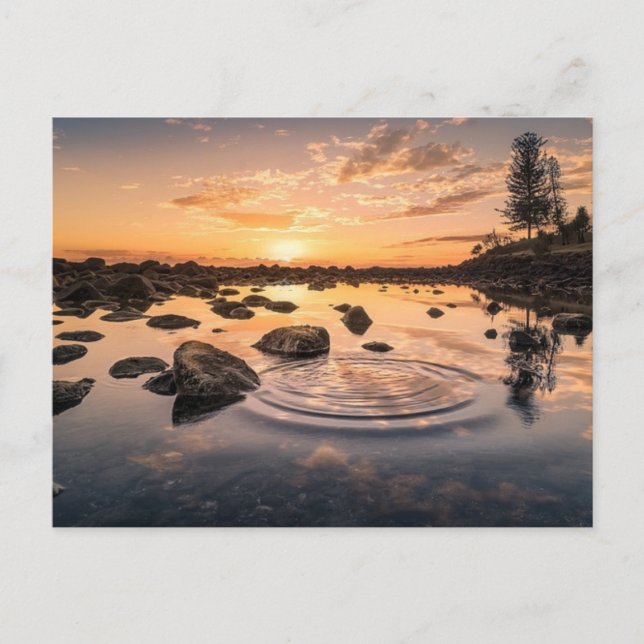 Rock Lake Post Card Postkarte (Vorderseite)