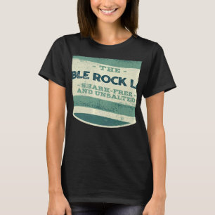 Rock Lake Shark Free and Unsalted Camping Mi T-Shirt