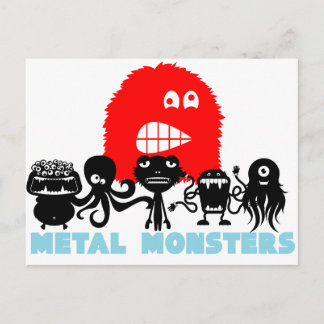 Rock=Life 'Metal Monsters' Postkarte
