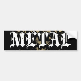 Rock=Life "Vintages Metall" Autoaufkleber