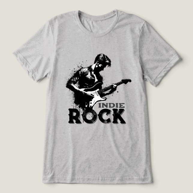 Rock Man Tri-Blend Shirt (Design Vorderseite)