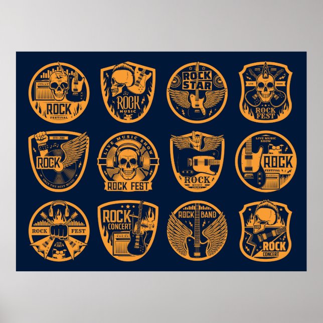 Rock Music Poster (Vorne)