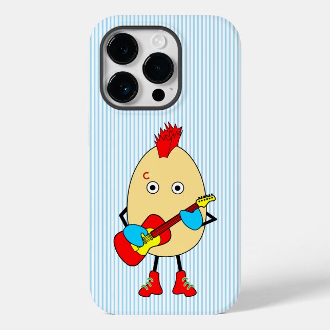 Rock Musician Egghead Case-Mate iPhone 14 Pro Hülle (Rückseite)