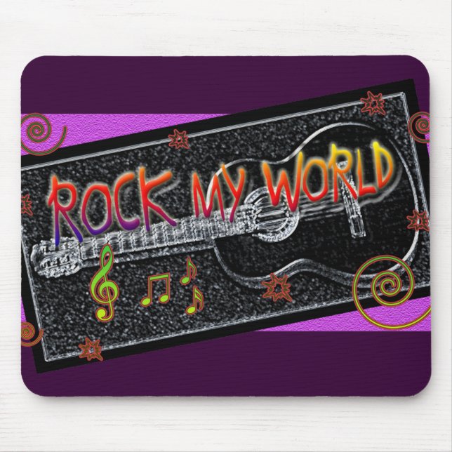 Rock my world mousepad (Vorne)