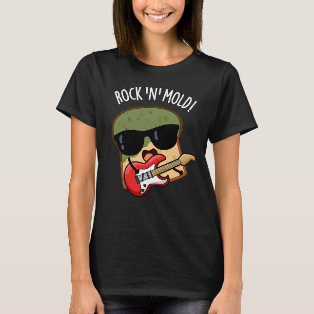 Rock n Mold Funny Brot Pub Dark BG T-Shirt (Vorderseite)
