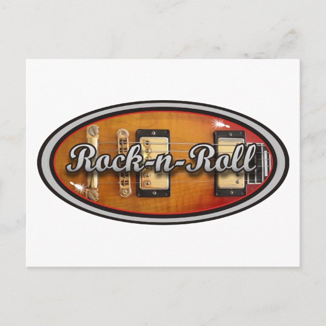 Rock-n-Roll 1 Postkarte (Vorderseite)