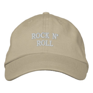 ROCK N' ROLL BESTICKTE BASEBALLKAPPE