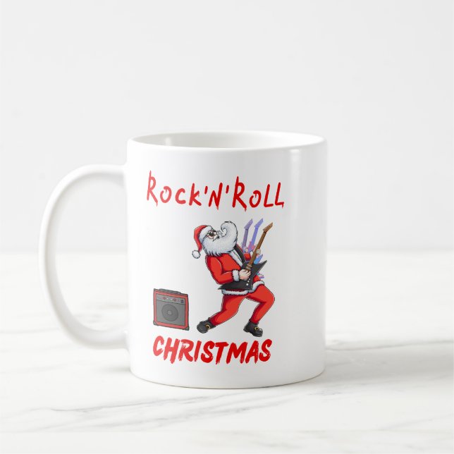 Rock-N-Roll Christmas Kaffeetasse (Links)