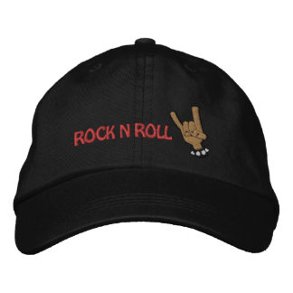 ROCK N ROLL Embroidered Hat Bestickte Baseballkappe