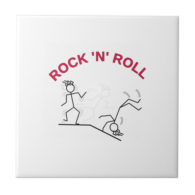 Rock 'N' Roll Fliese (Vorderseite)