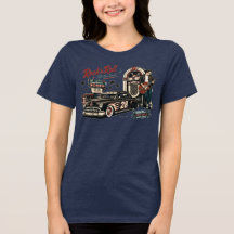 Rock 'n' Roll Hot Rod Jukebox 1950er Americana T-S