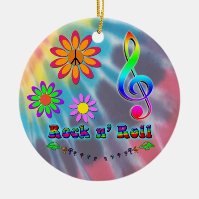 Rock n' Roll Keramik Ornament (Vorne)