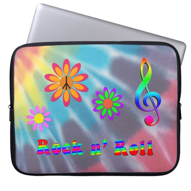 Rock n' Roll Laptopschutzhülle (Vorderseite)