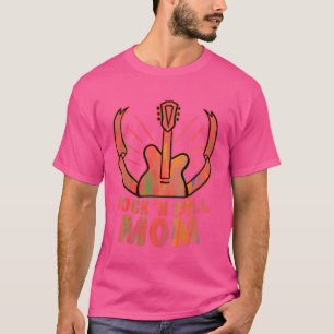 Rock n Roll Mama Musik Gitarre Rock Band Retro T-Shirt