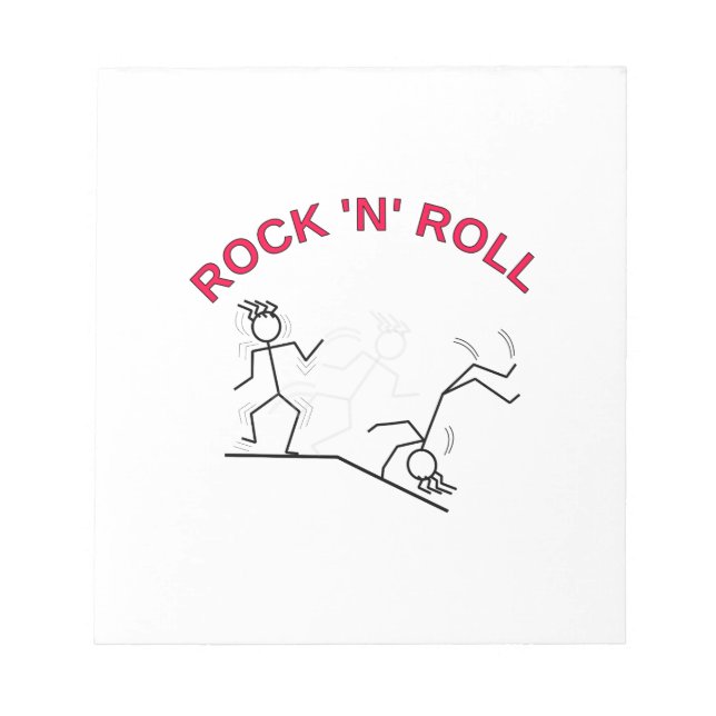 Rock 'N' Roll Notizblock (Vorderseite)
