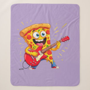 **Rock ’n’ Roll Pizza – Lustige Gitarre spielende Sherpadecke