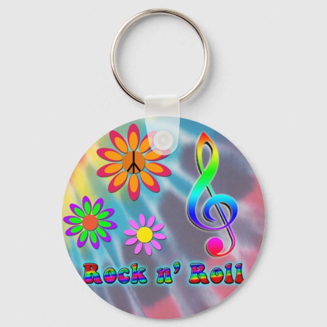Rock n' Roll Schlüsselanhänger (Vorderseite)