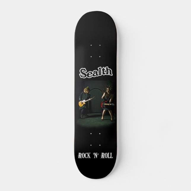 Rock 'n' Roll Sealth Skateboard Mini-Bild (Vorderseite)