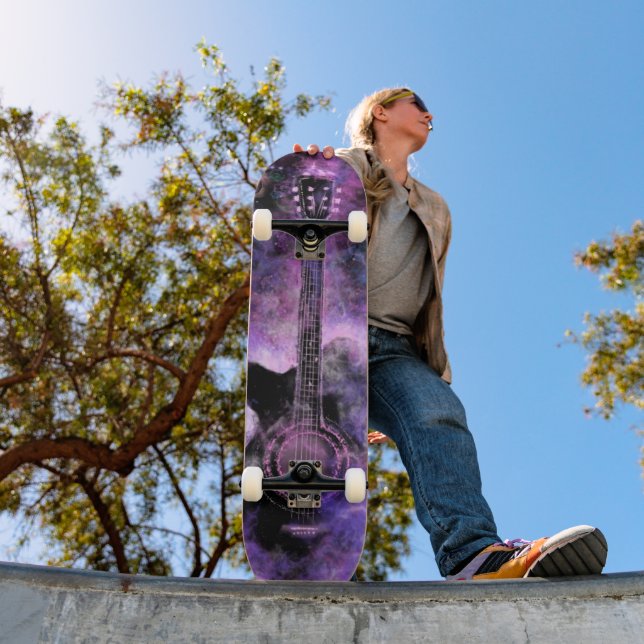 Rock N Roll Skateboard - Hot Guitare - Rock Music (Extérieur 1)