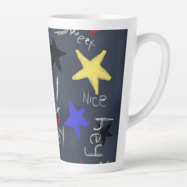 Rock-N-Roll Skull Latte Tasse 2 von 2 (Rechts)