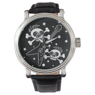 Rock n' Roll Skulls Armbanduhr
