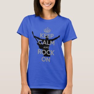 Rock n Roll Thema - Keep Calm and Rock On T-Shirt