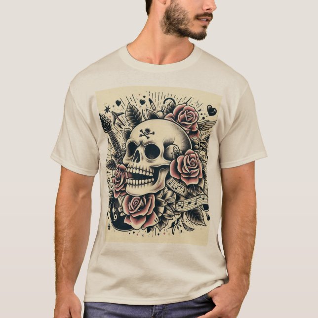 Rock 'n' Rose Tattoo T-Shirt (Vorderseite)