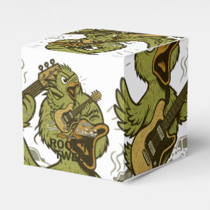 "Rock 'n' Tweet" - The Rockstar Bird Geschenkschachtel