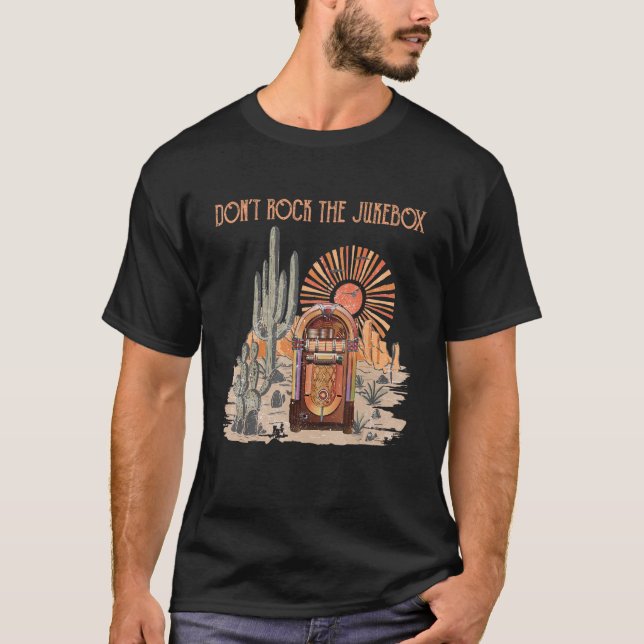 Rock nicht die Jukeboxs Jukebox auf dem Musikland T-Shirt (Vorderseite)