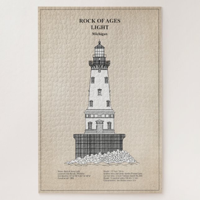 Rock of Ages Lighthouse - Michigan - SBD (Vertikal)